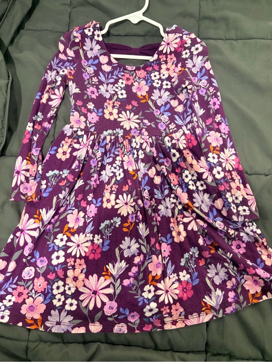 Little Sleepies Other - Little Sleepies Purple Floral Long-Sleeve Twirl Dress